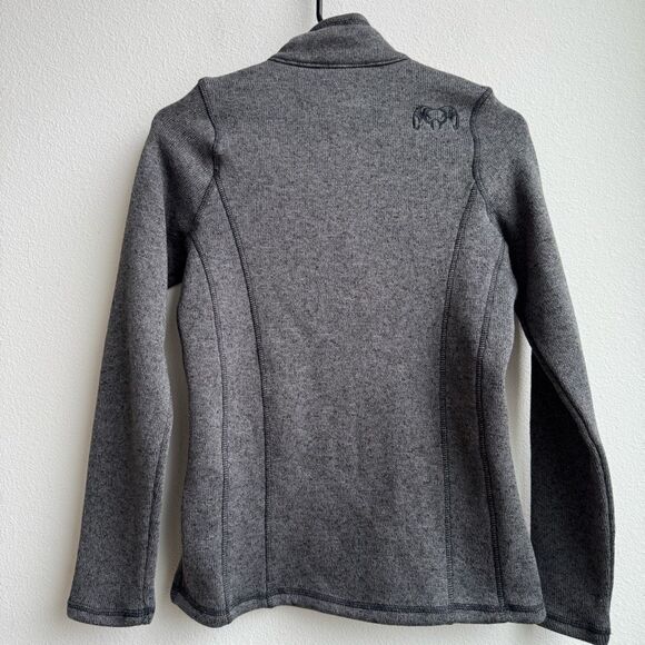 Kuiu Jacket Womens Size XS Gray High Loft Sweater Fleece Full Zip Thumbholes - Picture 7 of 7